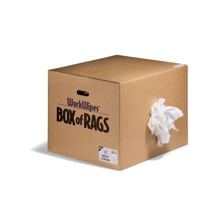 Workwipes Reclaimed White T-Shirt in Box 1 box WIP531